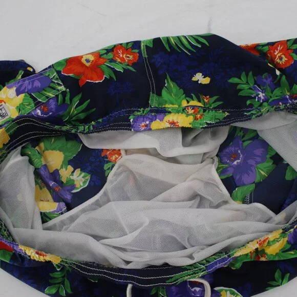 Polo Ralph Lauren Board Shorts Men's 2XLT Hawaiian Floral Lined Elastic Waist - Picture 9 of 9